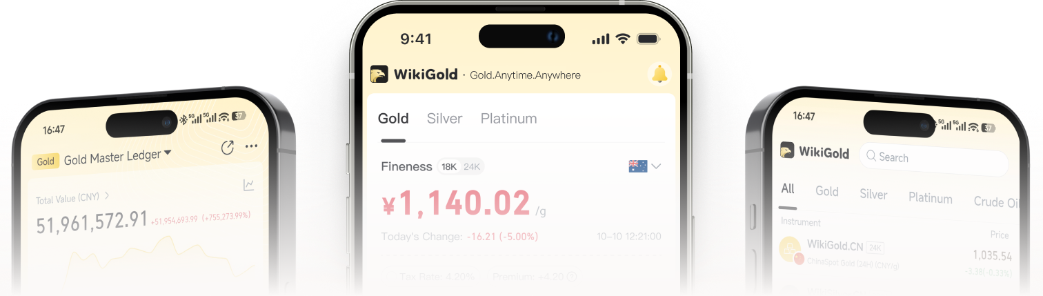 WikiGold App 预览